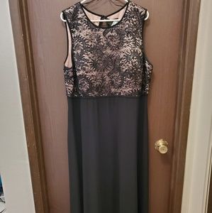 Black Sequins Gown